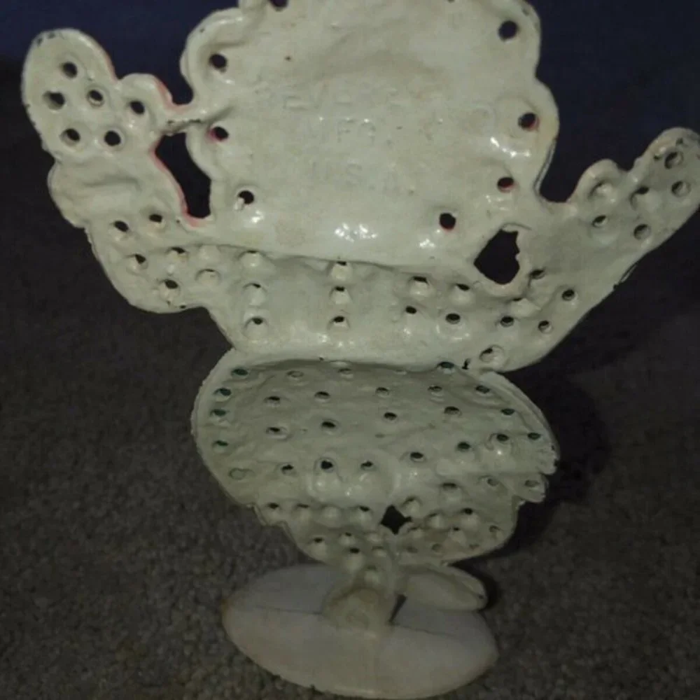 Vintage Raggedy Ann Metal Earring Display Holder‎ Storage